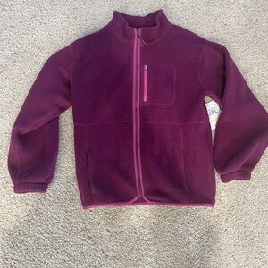 Athleta Girls Cozy Hour Fleece Jacket